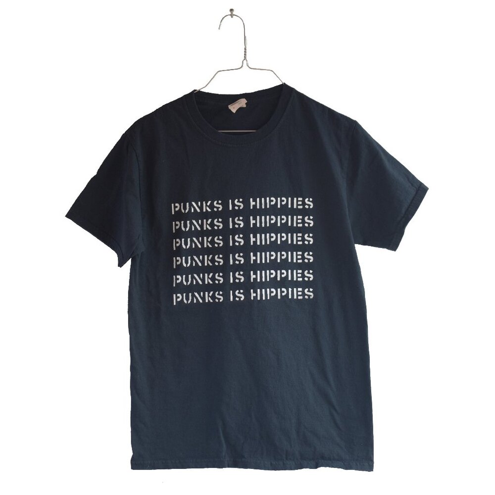 "PUNKS IS HIPPIES" (GISM reference) Unisex Tee